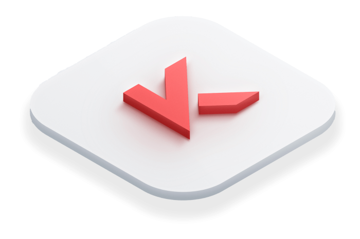 El logo de Kpitanea renderizado en 3D.